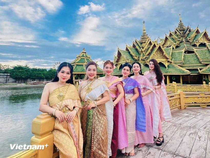 Khách Việt Nam du lịch Thái Lan hồi tháng 6 vừa qua. (Ảnh: Diễm My/Vietnam+)