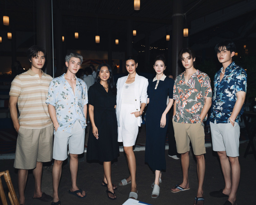 Hoa hậu Tiểu Vy vừa có cuộc gặp gỡ với dàn sao quốc tế tại một sự kiện thời trang ở Thái Lan. (Ảnh: CTV/Vietnam+)