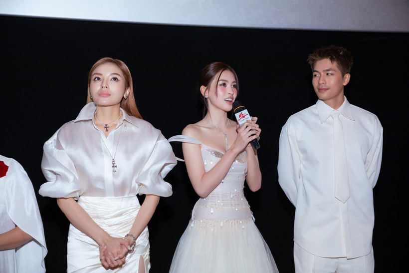 Tiểu Vy tiết lộ “chuyện hậu trường” về vai nữ chính đầu tiên trong bộ phim vừa ra rạp. (Ảnh: CTV/Vietnam+)