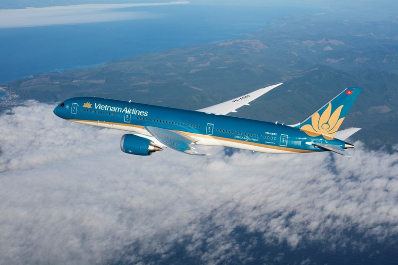 Máy bay của Hãng hàng không Vietnam Airlines. (Ảnh minh họa: PV/Vietnam+)