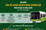 Thí điểm vận tải hành khách bằng đường bộ trên phạm vi toàn quốc