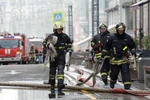 Cảnh sát chữa cháy Nga. (Nguồn: Sputnik)