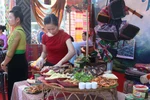 Các món ẩm thực độc đáo của người Thái Điện Biên. (Ảnh: Xuân Tiến/TTXVN)