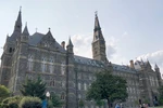 Khuôn viên trường đại học Georgetown ở Washington, DC, Mỹ. (Ảnh: AFP/TTXVN)
