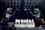 BTS đã hoạt động trở lại sau kỳ nghỉ dài. (Ảnh: Yonhap/TTXVN)