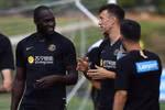Lukaku nhanh chóng hòa nhập với các đồng đội mới. (Ảnh: Getty)