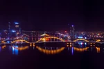 Thành phố Đà Nẵng về đêm. (Ảnh: Metrip)