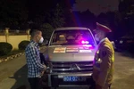 Xe ôtô Mitshubishi Pajero, biển kiểm soát 80A-024-39 giả. (Nguồn: tuoitrethudo)