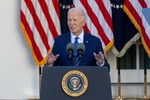 Tổng thống Joe Biden phát biểu tại Nhà Trắng. (Ảnh: THX/TTXVN)