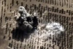 Không quân Nga không kích một cơ sở của IS ở tỉnh Idlib, Syria. (Nguồn: AFP/TTXVN)