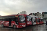 Các xe khách vi phạm trong dịp nghỉ lễ 2/9 sẽ bị từ chối phục vụ, thu hồi phù hiệu và cắt nốt xe trong bến. (Ảnh: Việt Hùng/Vietnam+)