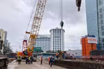 FECON trúng thầu thi công ga ngầm tuyến đường sắt Nhổn-ga Hà Nội. (Ảnh: Tú Uyên)