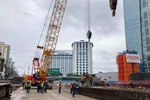 FECON trúng thầu thi công ga ngầm tuyến đường sắt Nhổn-ga Hà Nội. (Ảnh: Tú Uyên)