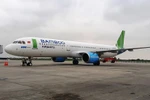 Máy bay của hãng hàng không Bamboo Airways. (Ảnh: Việt Hùng/Vietnam+)