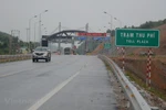 Trạm thu phí của dự án BOT Thái Nguyên-Chợ Mới. (Ảnh: Việt Hùng/Vietnam+)