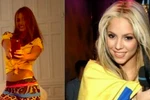 Shakira và mỹ nữ siêu vòng ba ăn mừng chiến thắng của Colombia