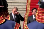 Hình ảnh ông Putin rơi lệ khi nghe quốc ca Nga gây xôn xao