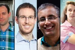 Danh sách những người đoạt giải (trái qua phải): Caucher Birkar, Alessio Figalli, Akshay Venkatesh, Peter Scholze. (Nguồn: The Guardian)