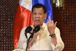 Tổng thống Philippines Rodrigo Duterte. (Nguồn: AFP/TTXVN)