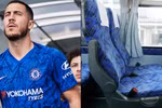 Mẫu áo mới của Chelsea bị cho là quá giống với vải bọc ghế xe buýt. (Nguồn: 5forty)