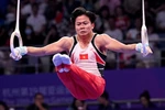 Nguyễn Văn Khánh Phong sẽ thi đấu ở nội dung vòng treo. (Ảnh: AFP/TTXVN)