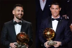 Messi và Ronaldo cùng không có tên trong danh sách đề cử Quả bóng Vàng 2024.