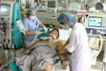 Kỹ thuật lọc máu hiện đại trong hồi sức cấp cứu tại Bệnh viện Bạch Mai giúp giảm tử vong đáng kể cho nhiều bệnh nhân nặng. (Ảnh: Dương Ngọc/TTXVN) 