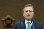 Tổng thống Hàn Quốc Moon Jae-in. (Ảnh: Yonhap/TTXVN)