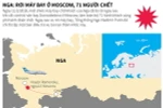 [Infographics] Nga: Rơi máy bay tại Moskva, 71 người thiệt mạng