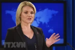 Người phát ngôn Bộ Ngoại giao Mỹ Heather Nauert. (Nguồn: AFP/TTXVN)