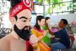 [Photo] Độc đáo nghề làm tượng Phật gần trăm năm tại ​TP.HCM