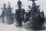 Các tàu hải quân Nga tại một cuộc diễu binh. (Nguồn: Sputnik)