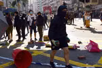 Người biểu tình quá khích tại Hong Kong ngày 2/11/2019. (Nguồn: THX/TTXVN)