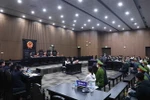 Quang cảnh phiên tòa. (Ảnh: Phạm Kiên/TTXVN)