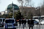 Cảnh sát Thổ Nhĩ Kỳ phong tỏa khu vực Sultanahmet ở Istanbul. (Nguồn: AFP/TTXVN)