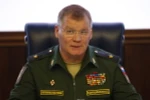 Phát ngôn viên Bộ Quốc phòng Nga, Thiếu tướng Igor Konashenkov. (Anh: EPA/TTXVN)