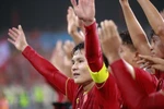 Quang Hải là đội trưởng U22 Việt Nam dự SEA Games 30. (Ảnh: Trọng Đạt/TTXVN)