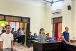 Các bị cáo tại phiên tòa xét xử. (Nguồn: Vietnamnet)