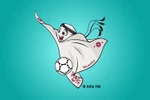 Linh vật chính thức World Cup 2022.(Nguồn: Reddit)