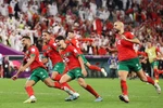 Maroc hiên ngang vào bán kết World Cup 22. (Nguồn: Getty Images)
