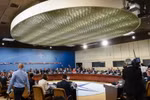 Toàn cảnh hội nghị Bộ trưởng Quốc phòng NATO ở Brussels ngày 29/6. (Nguồn: AFP/TTXVN)