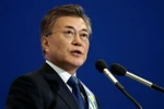 Tổng thống Hàn Quốc Moon Jae-in. (Nguồn: Getty)