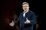 Ứng cử viên Jean-Luc Melenchon trong chiến dịch vận động tranh cử ở Rennes, miền Tây Pháp ngày 26/3 vừa qua. (Ảnh: AFP/TTXVN)