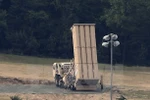 Hệ thống phòng thủ tên lửa tầm cao giai đoạn cuối (THAAD) của Mỹ được triển khai tại Seongju, Hàn Quốc. (Nguồn: EPA/TTXVN)