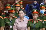 Bị cáo Trương Mỹ Lan tại phiên tòa. (Ảnh: Thanh Vũ/TTXVN)