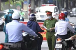 Hà Nội tiếp tục thực hiện giãn cách xã hội toàn thành phố đến 6 giờ ngày 6/9. (Ảnh: TTXVN)