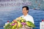 Thủ tướng dự lễ khánh thành cấp điện quốc gia ra đảo Lý Sơn