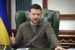 Tổng thống Ukraine Volodymyr Zelensky phát biểu tại Kiev ngày 12/3. (Ảnh: AFP/ TTXVN)