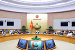 Quang cảnh phiên họp chính phủ thường kỳ tháng 12/2020. (Ảnh: Thống Nhất/TTXVN)