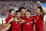 Đội tuyển Việt Nam đã cầm hòa Iraq nhờ bàn thắng duy nhất của Lê Công Vinh ở phút thứ 25. (Ảnh: Minh Chiến/Vietnam+)